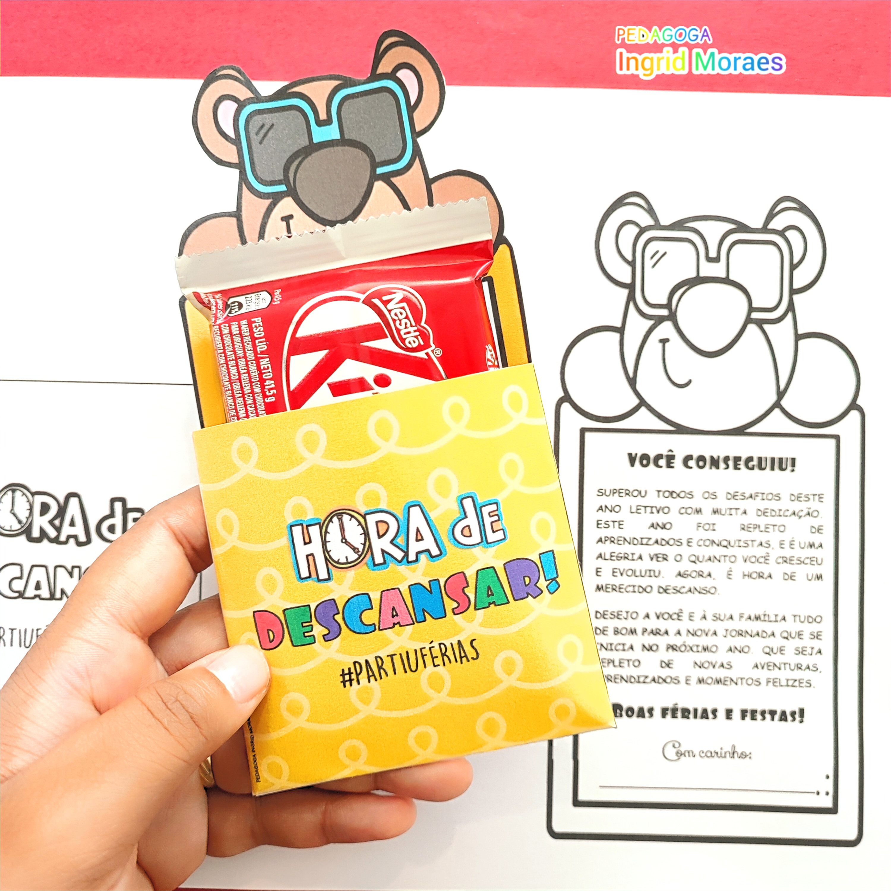 Porta Chocolate (Kit Kat Bombom Ou Mimos)