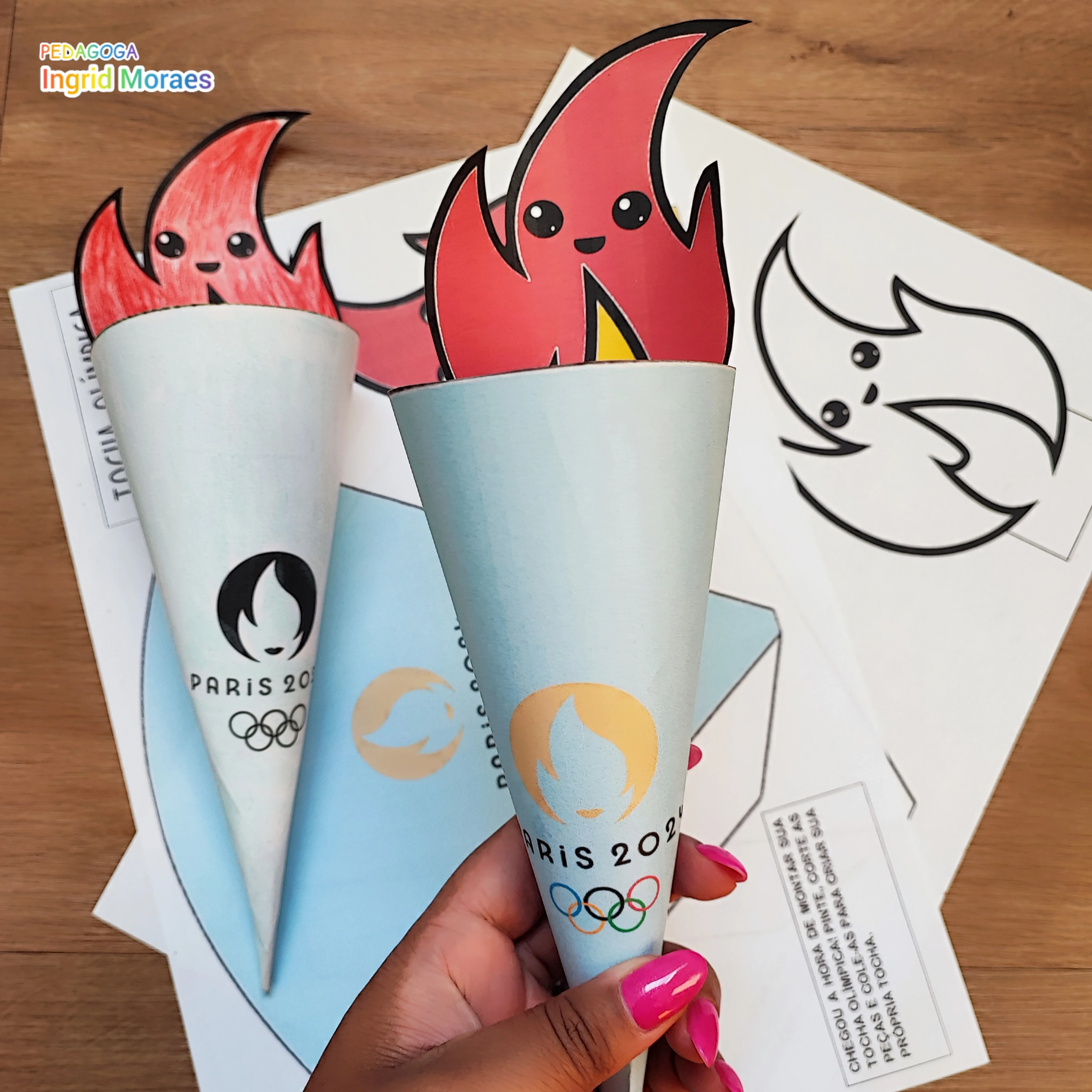 Tocha Olímpica - Olimpíadas Paris 2024