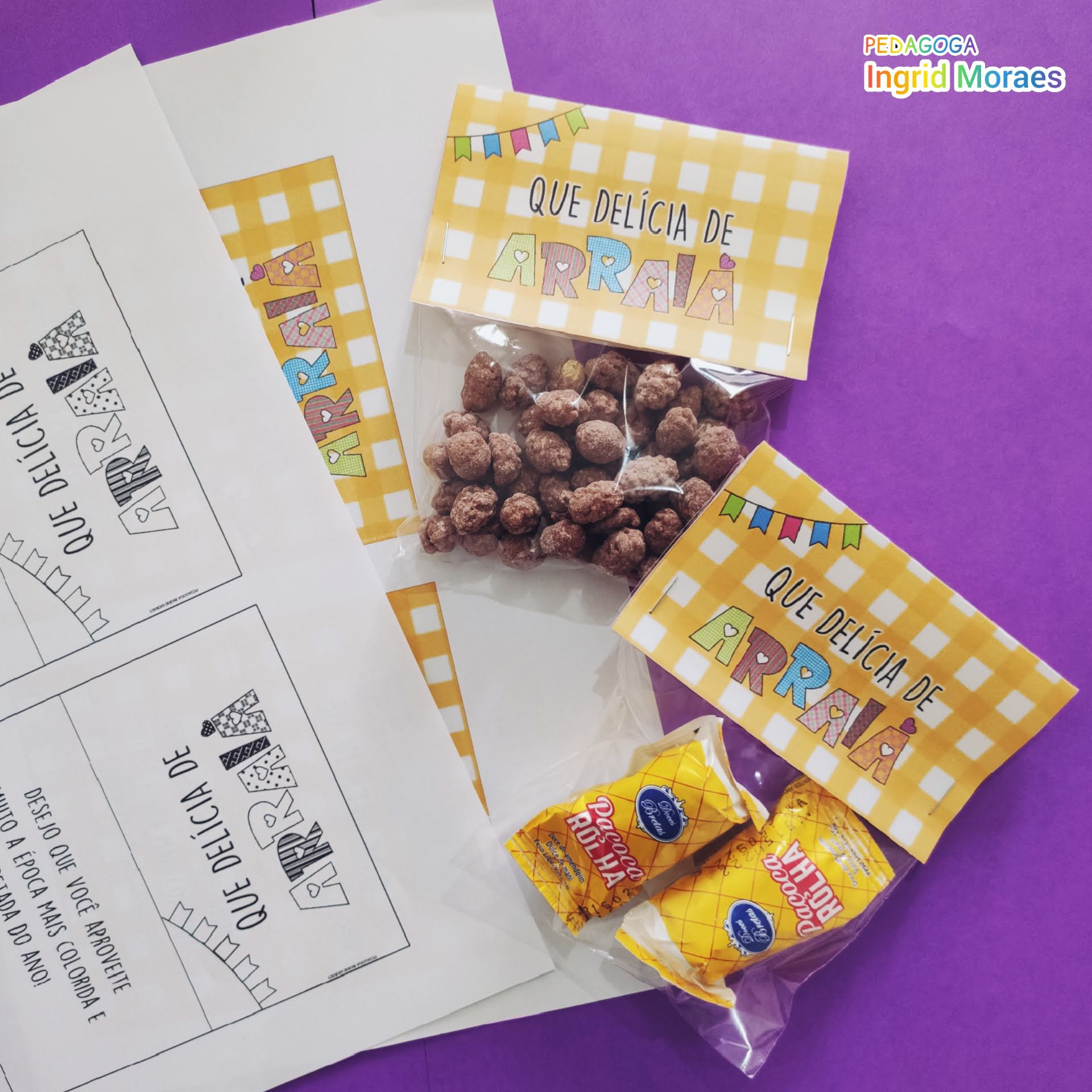 Tag Para Saquinho Junino