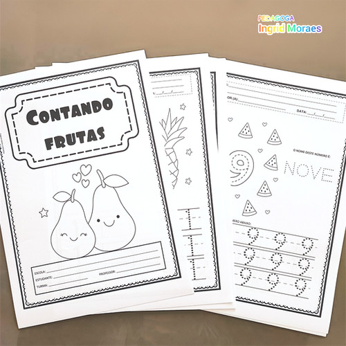 Contando Frutas De 1 Até 10