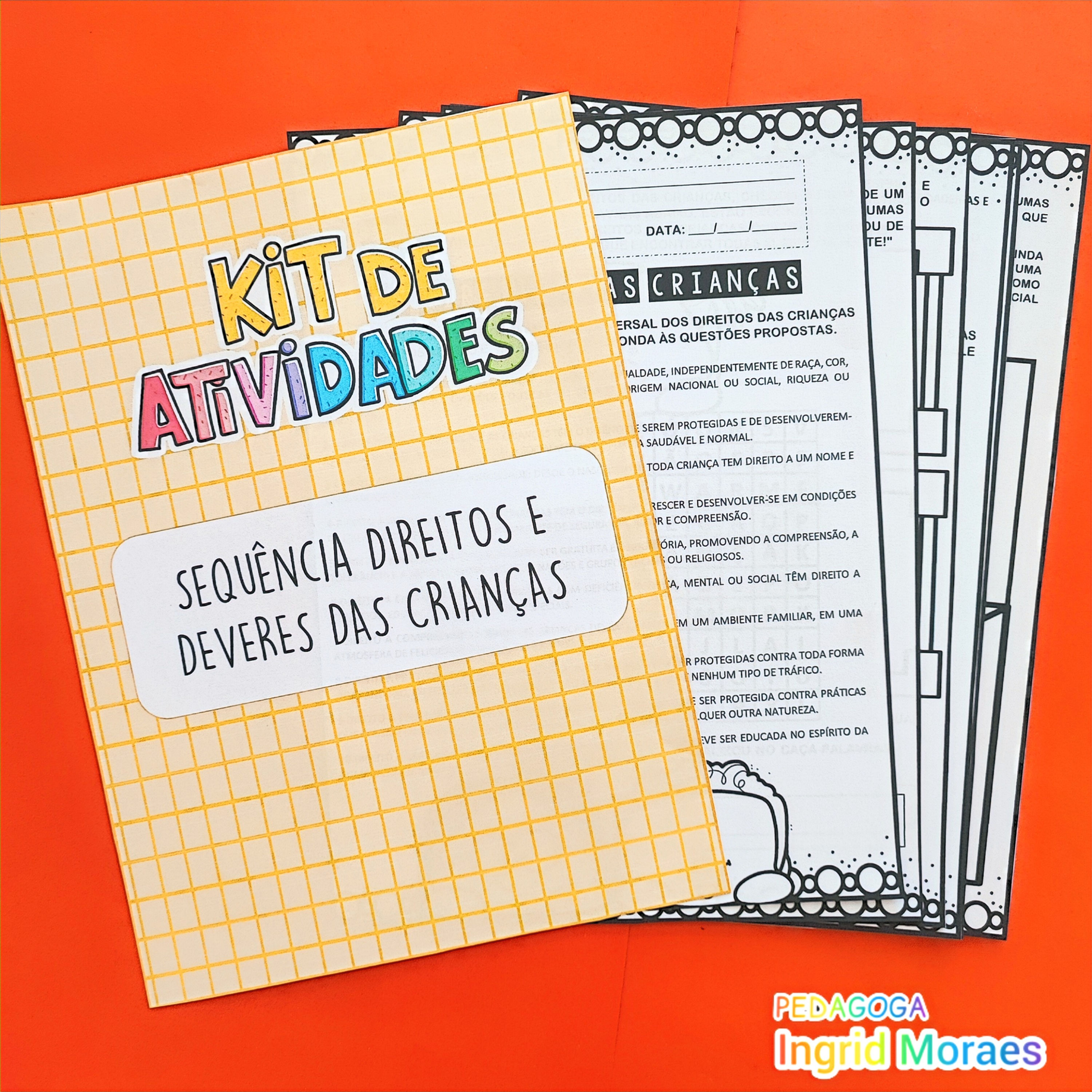 Dia das Crianças Sequência De Atividades Direitos E Deveres
