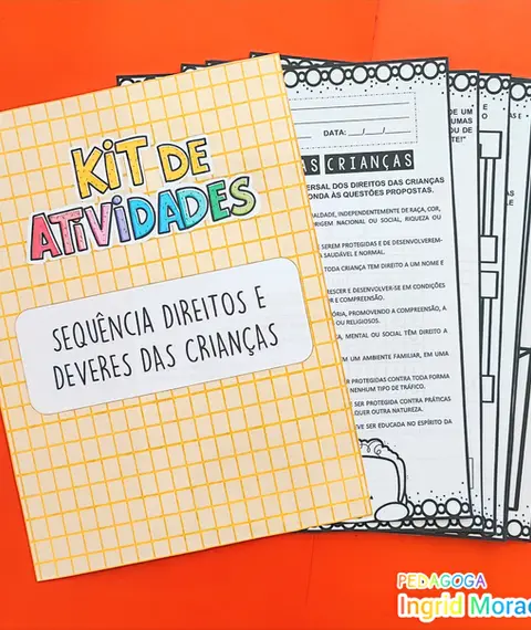Dia das Crianças Sequência De Atividades Direitos E Deveres