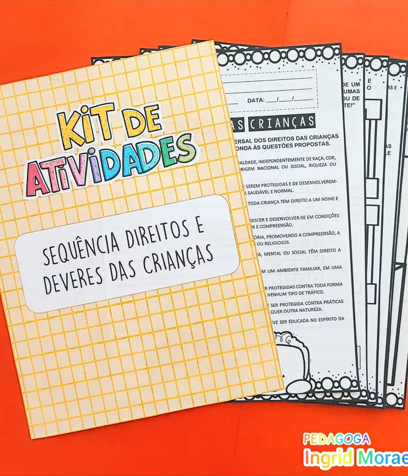 Dia das Crianças Sequência De Atividades Direitos E Deveres