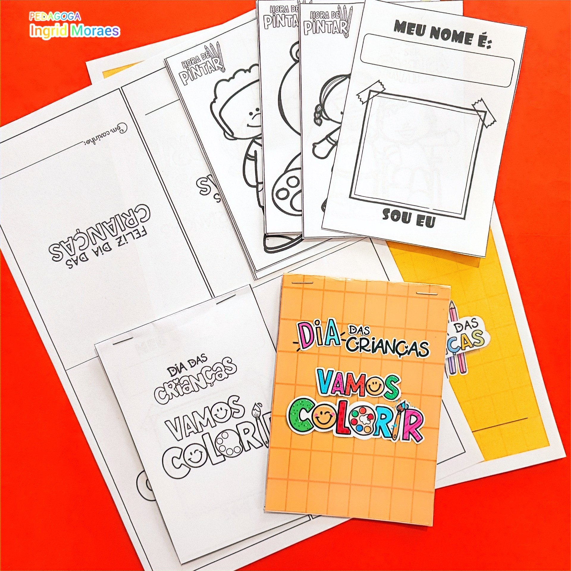 Bloquinho Vamos Colorir Dia Das Crianças