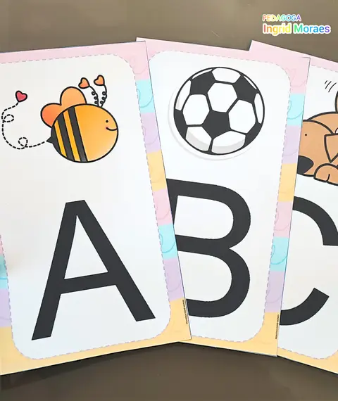 Alfabeto De Parede Letras Maiúsculas