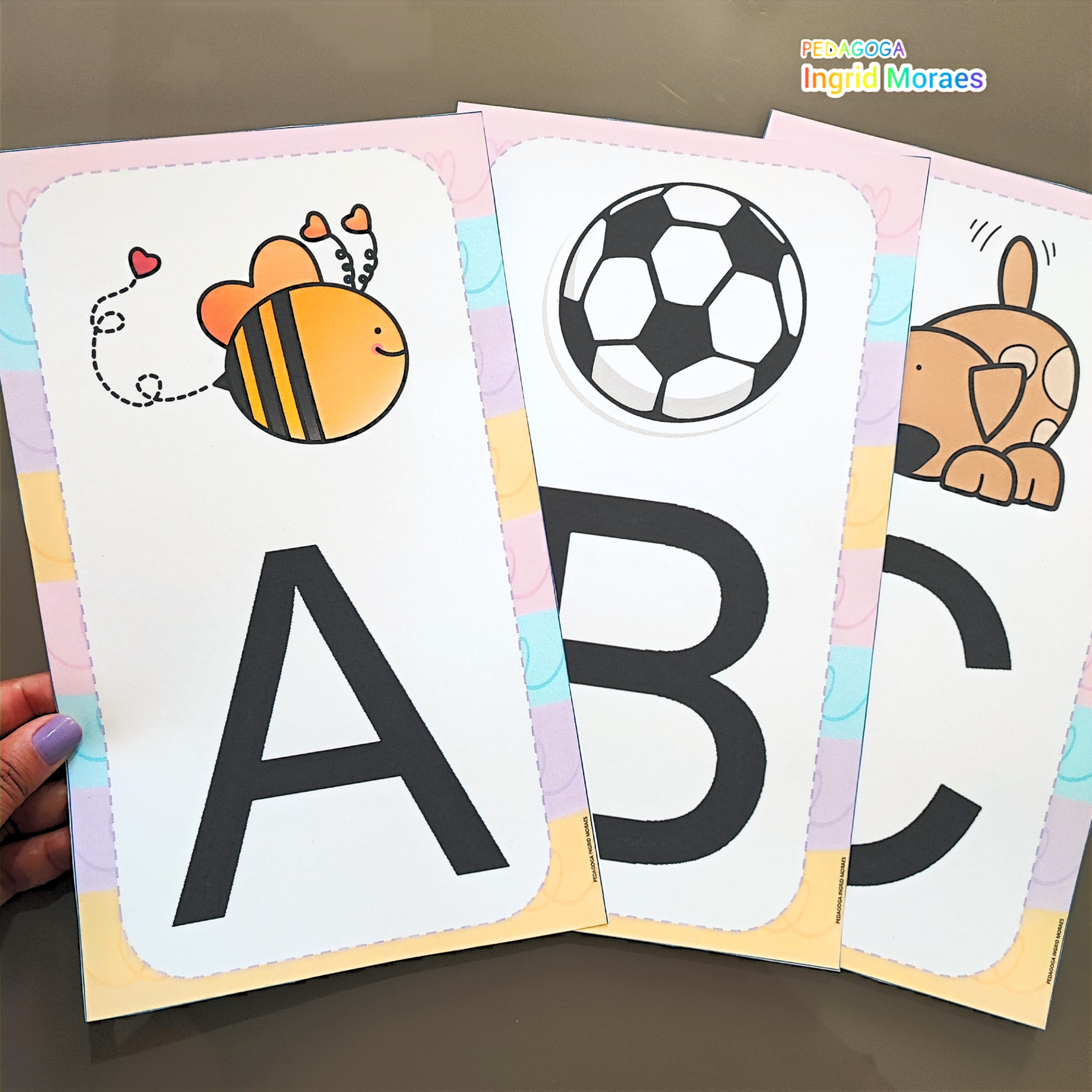 Alfabeto De Parede Letras Maiúsculas