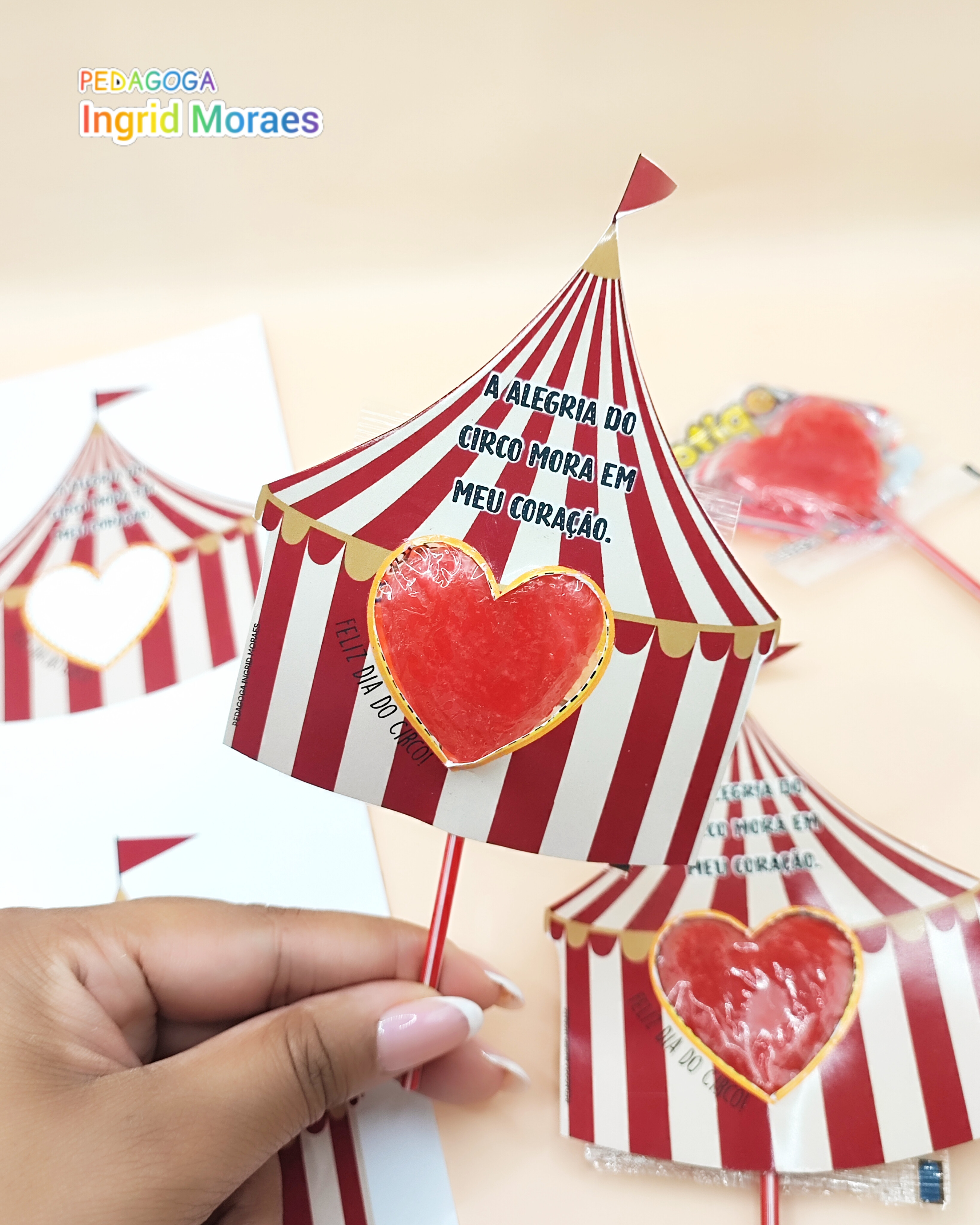 Porta Pirulito Dia do Circo