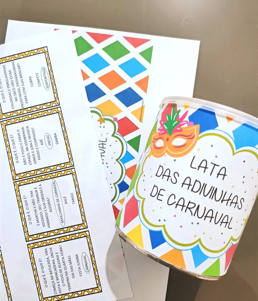 Lata das Adivinhas Carnaval