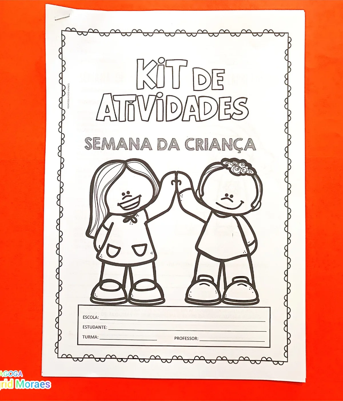 Kit De Atividades Semana Da Criança