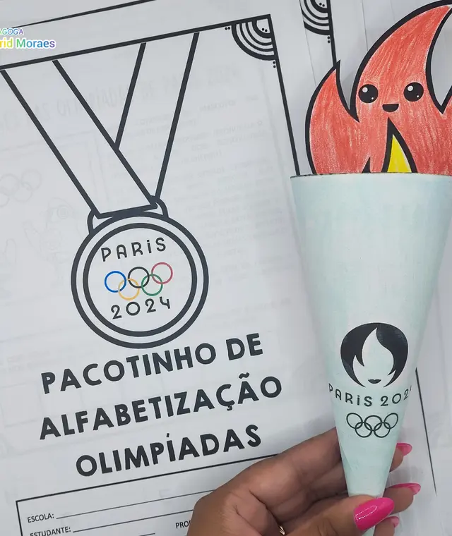 Pacote de Atividades de Alfabetização - Olimpíadas Paris 2024