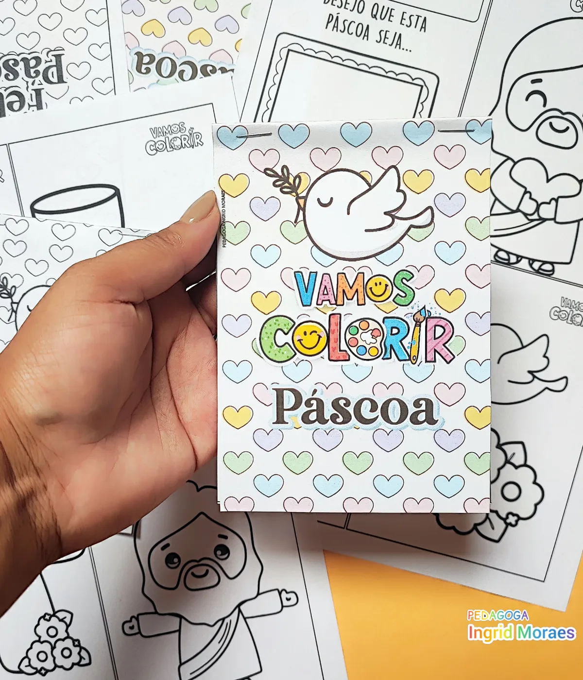 Bloquinho Para Colorir Páscoa