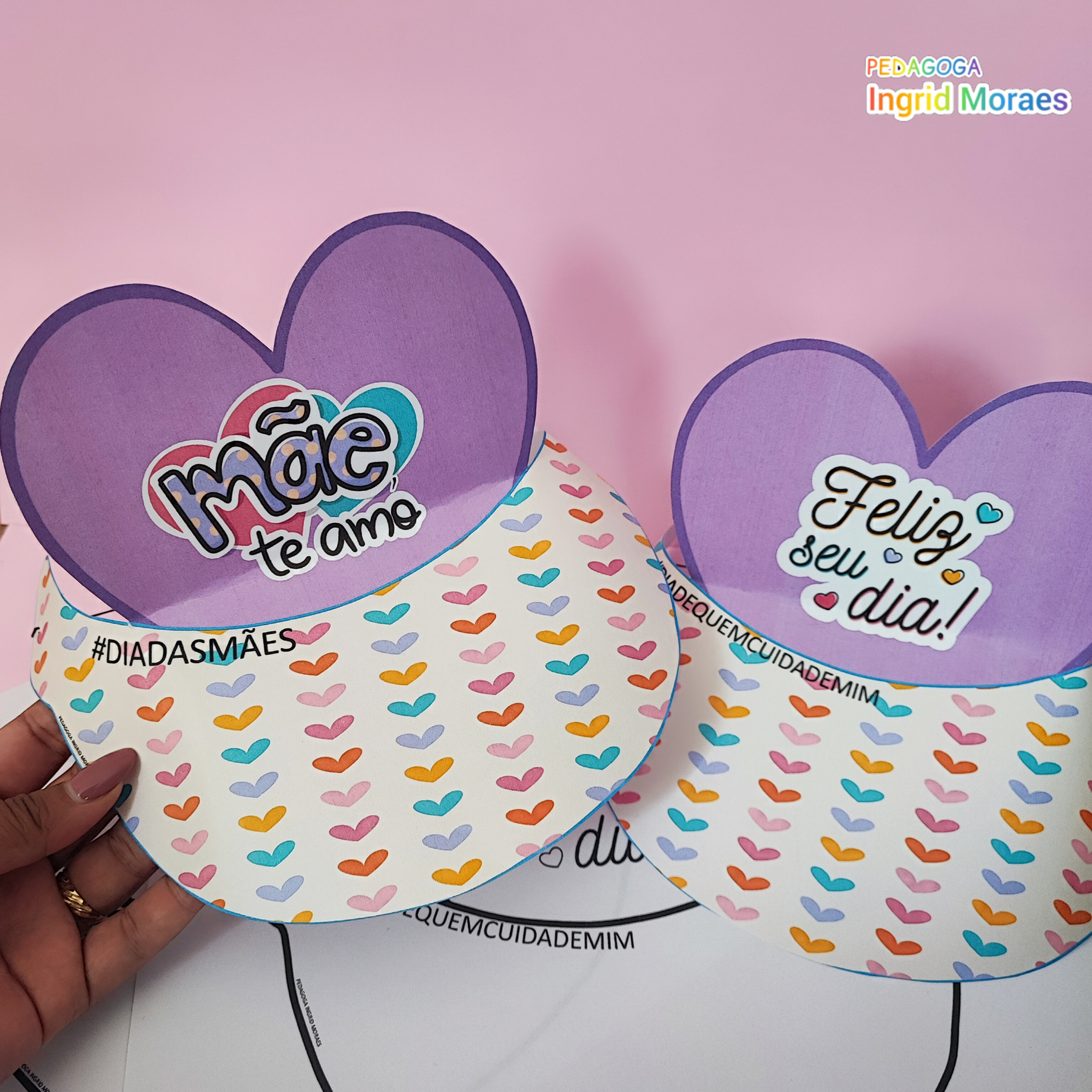 Viseira Dia Das Mães E Dia De Quem Cuida De Mim