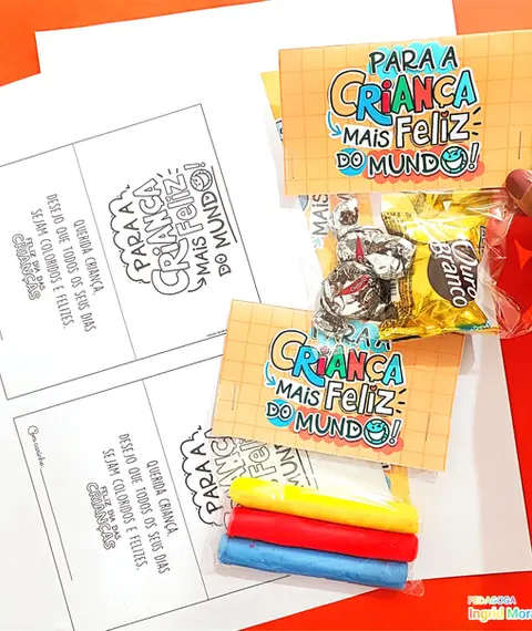 Tag Para Saquinho Dia Das Crianças