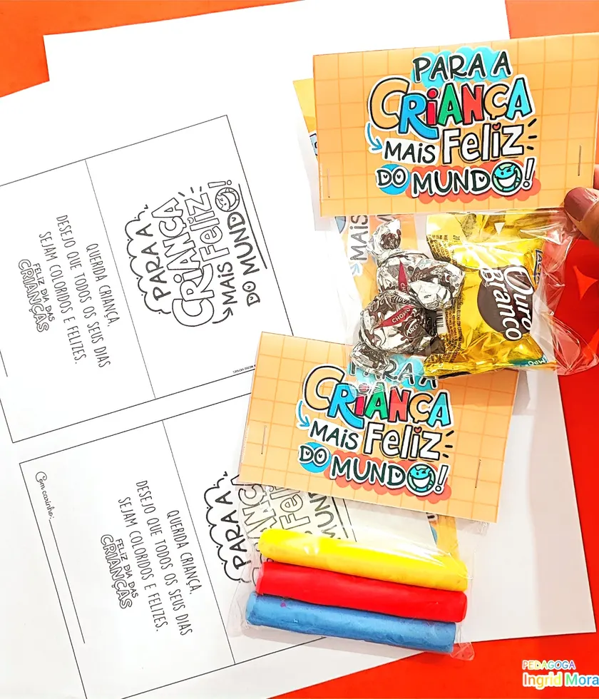 Tag Para Saquinho Dia Das Crianças