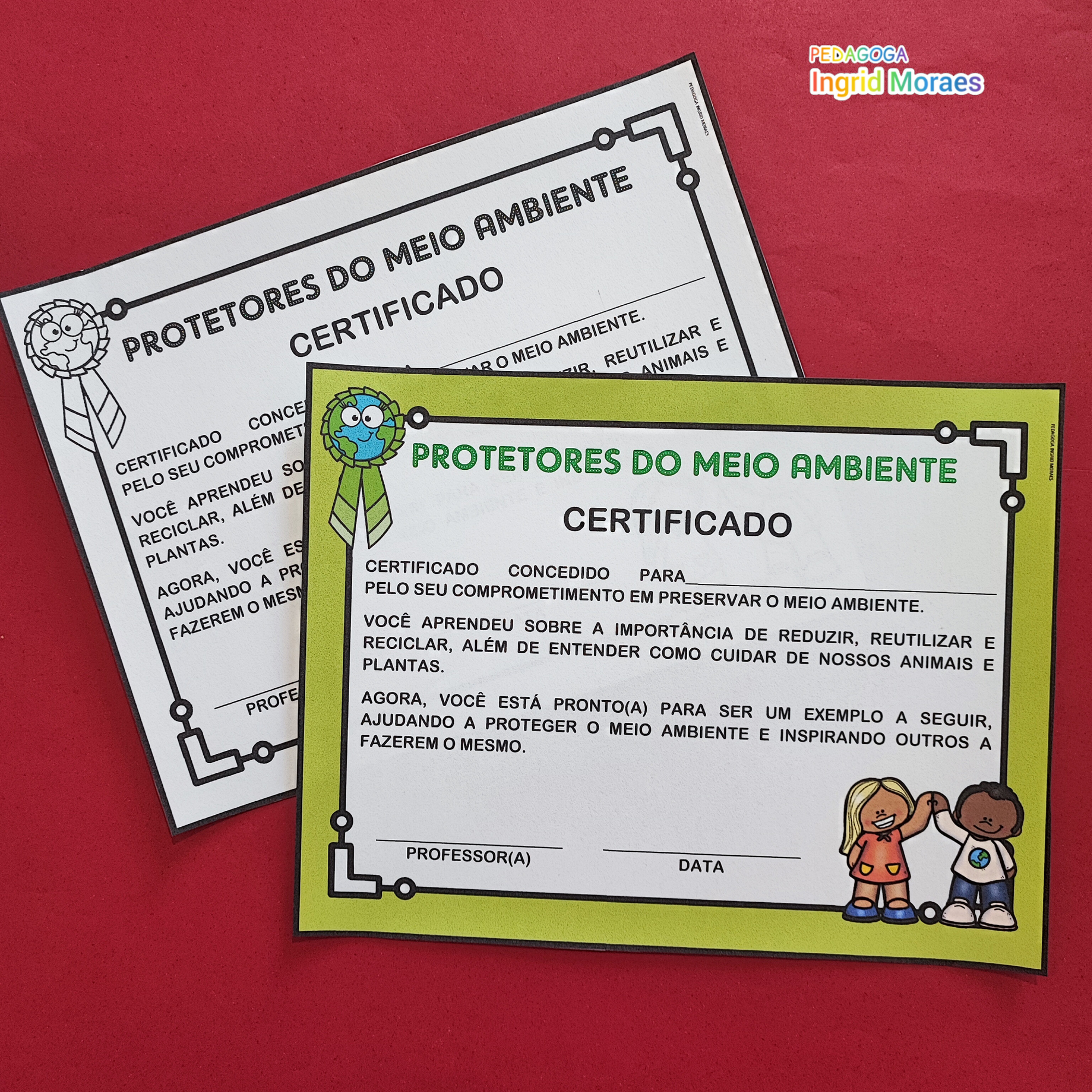 Certificado Protetor Do Meio Ambiente