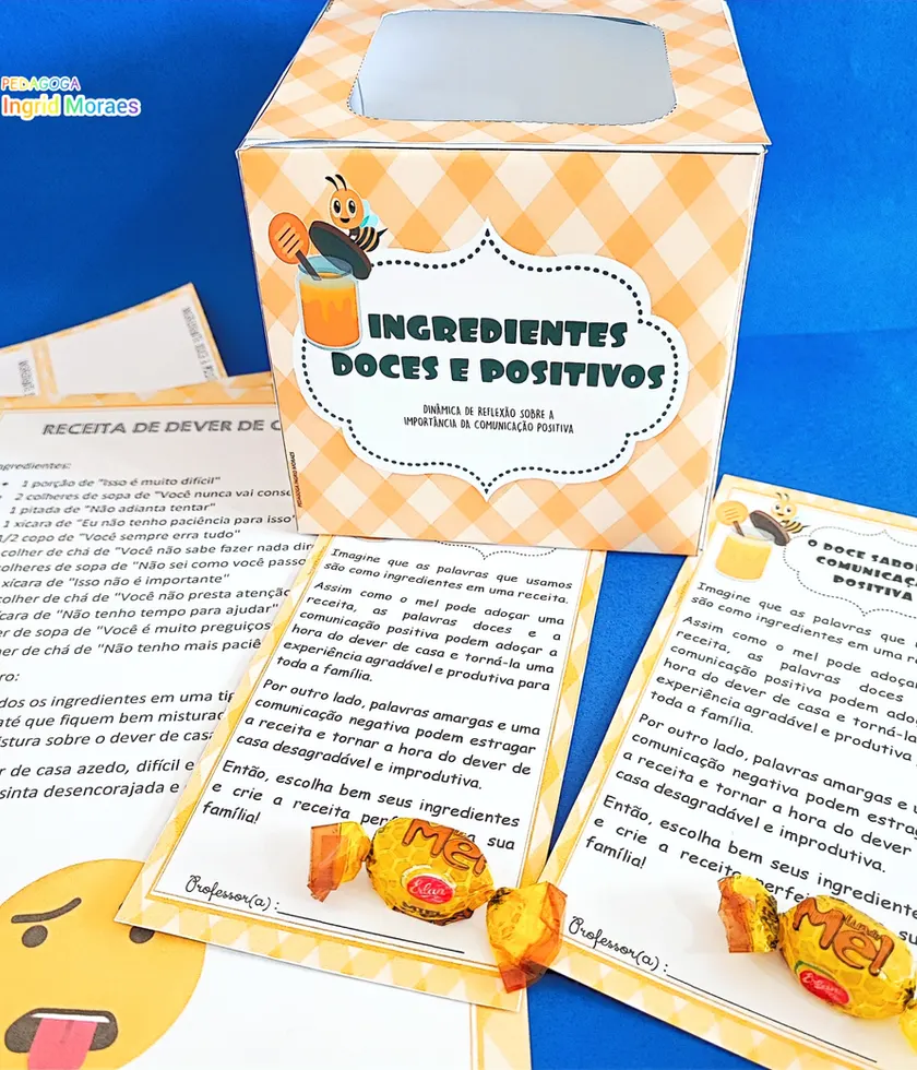Dinâmica Para Reunião De Pais Receita Para O Dever De Casa