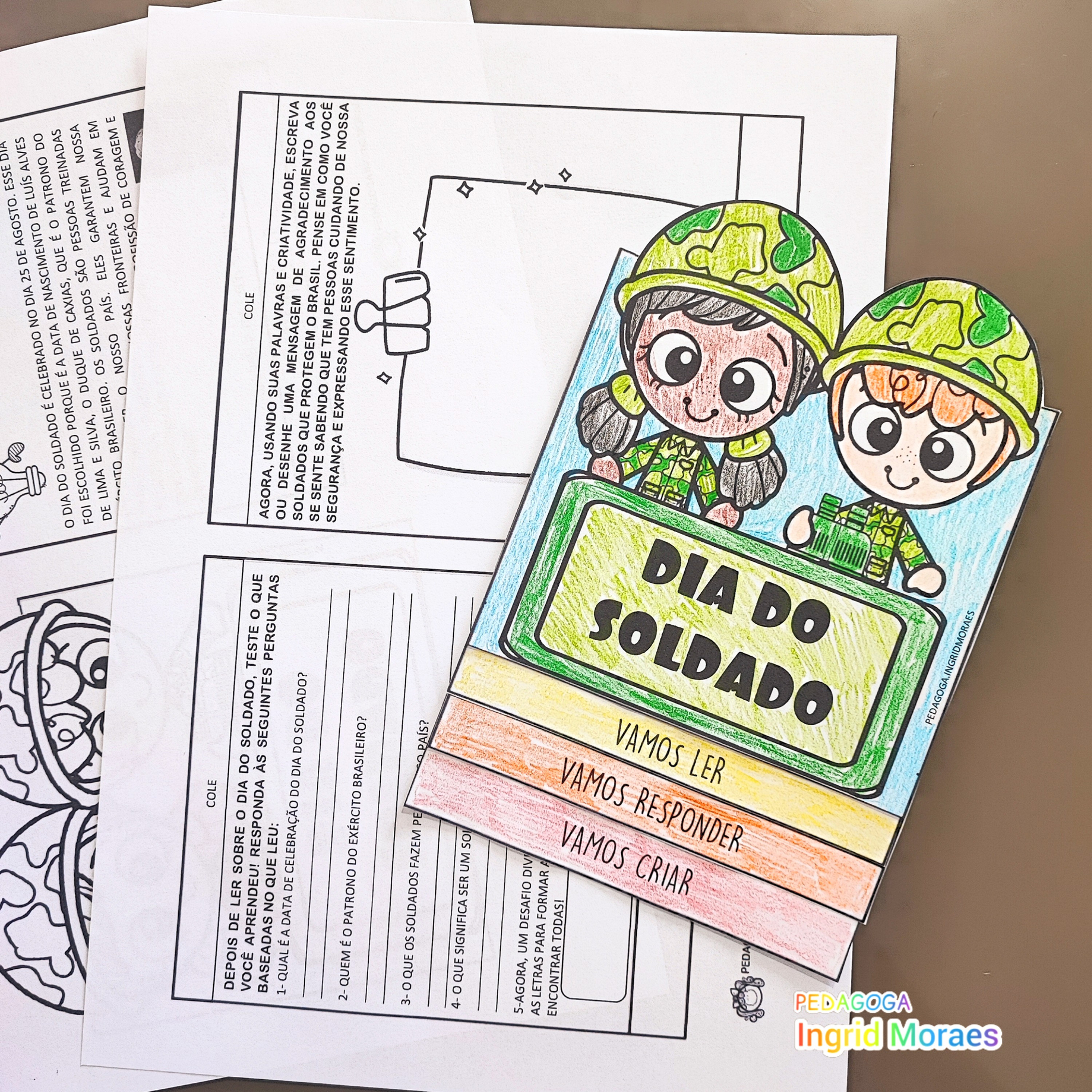 Flipbook dia do soldado