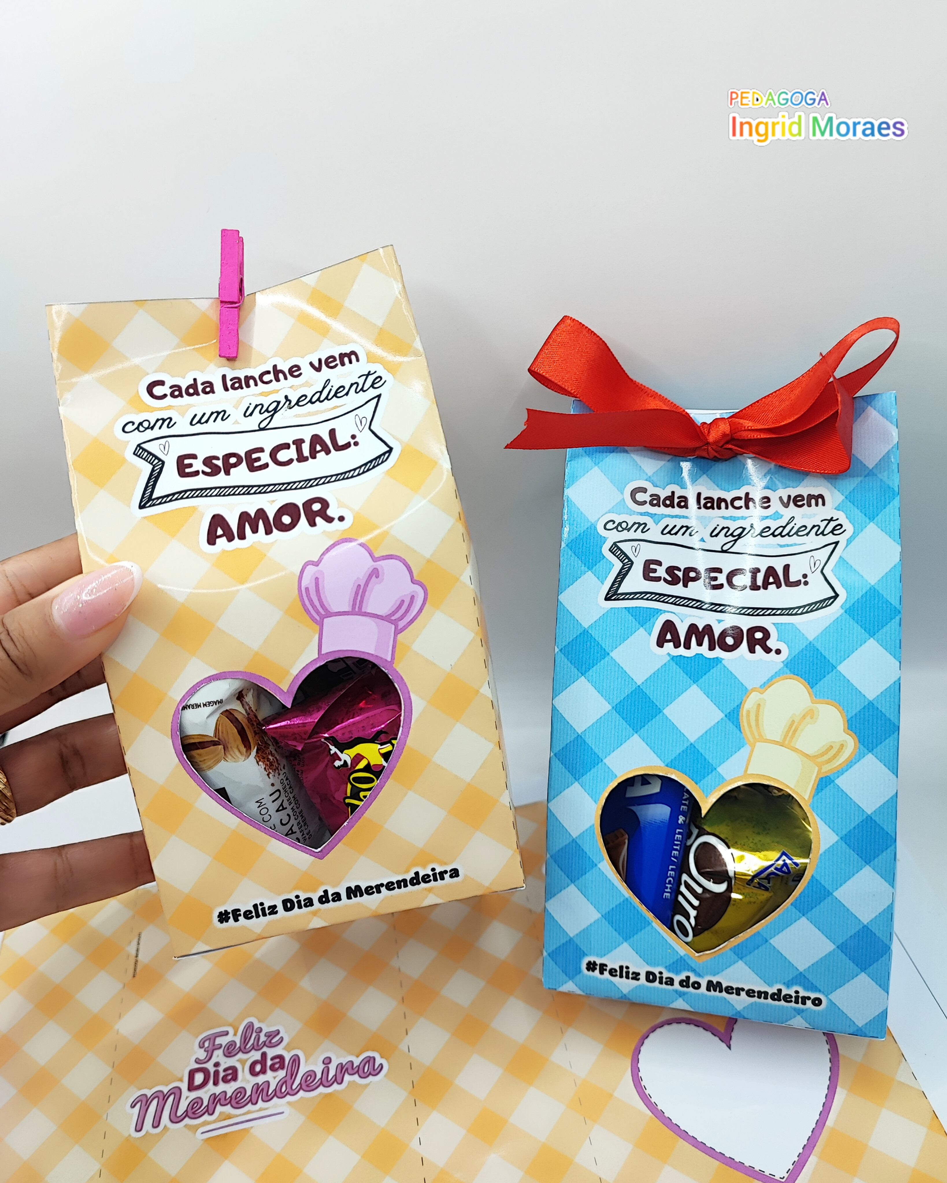 Sacolinha para o Dia da Merendeira/Merendeiro