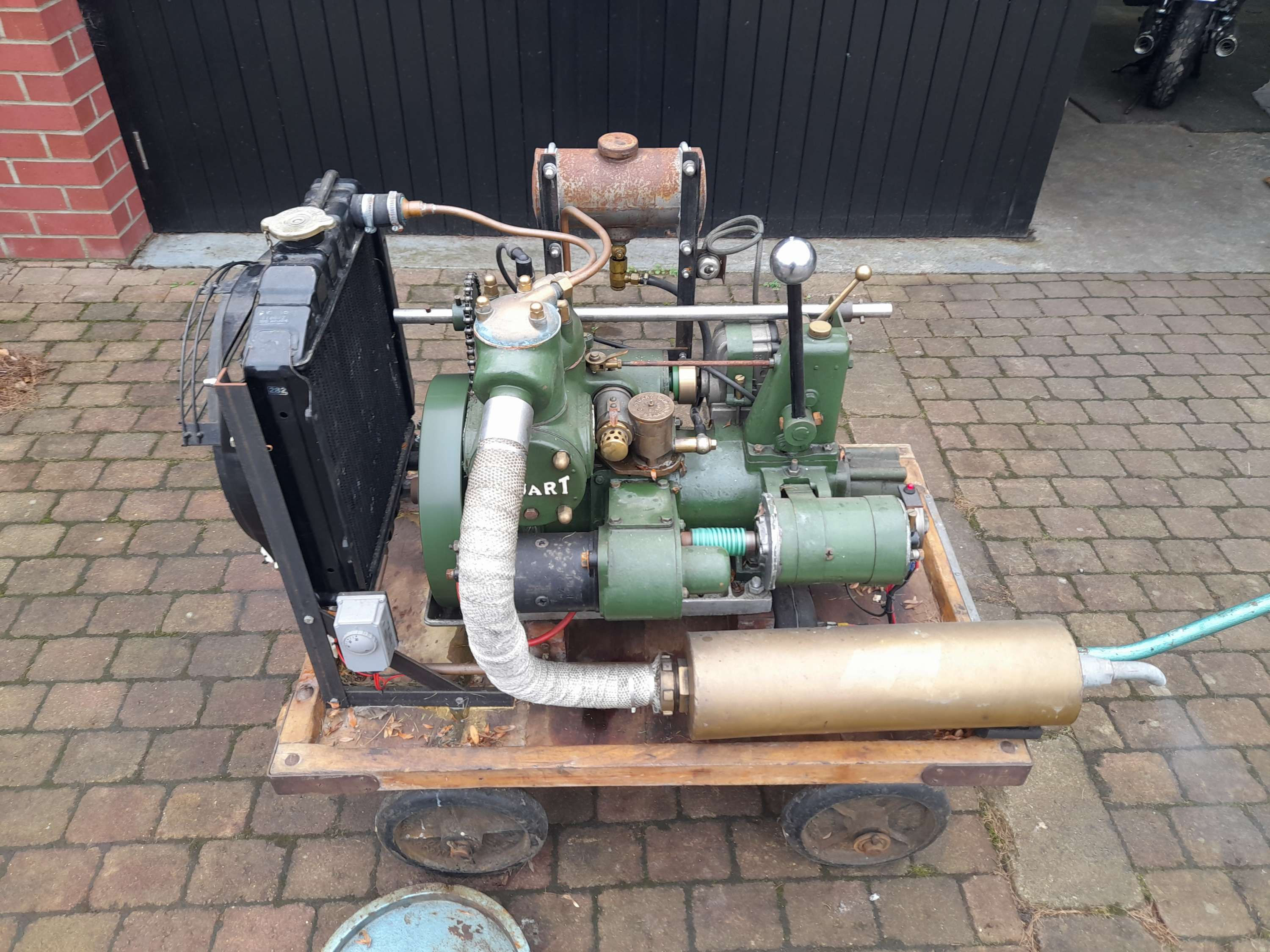 Stuart Turner P5ME single cylinder 2 stroke marine engine