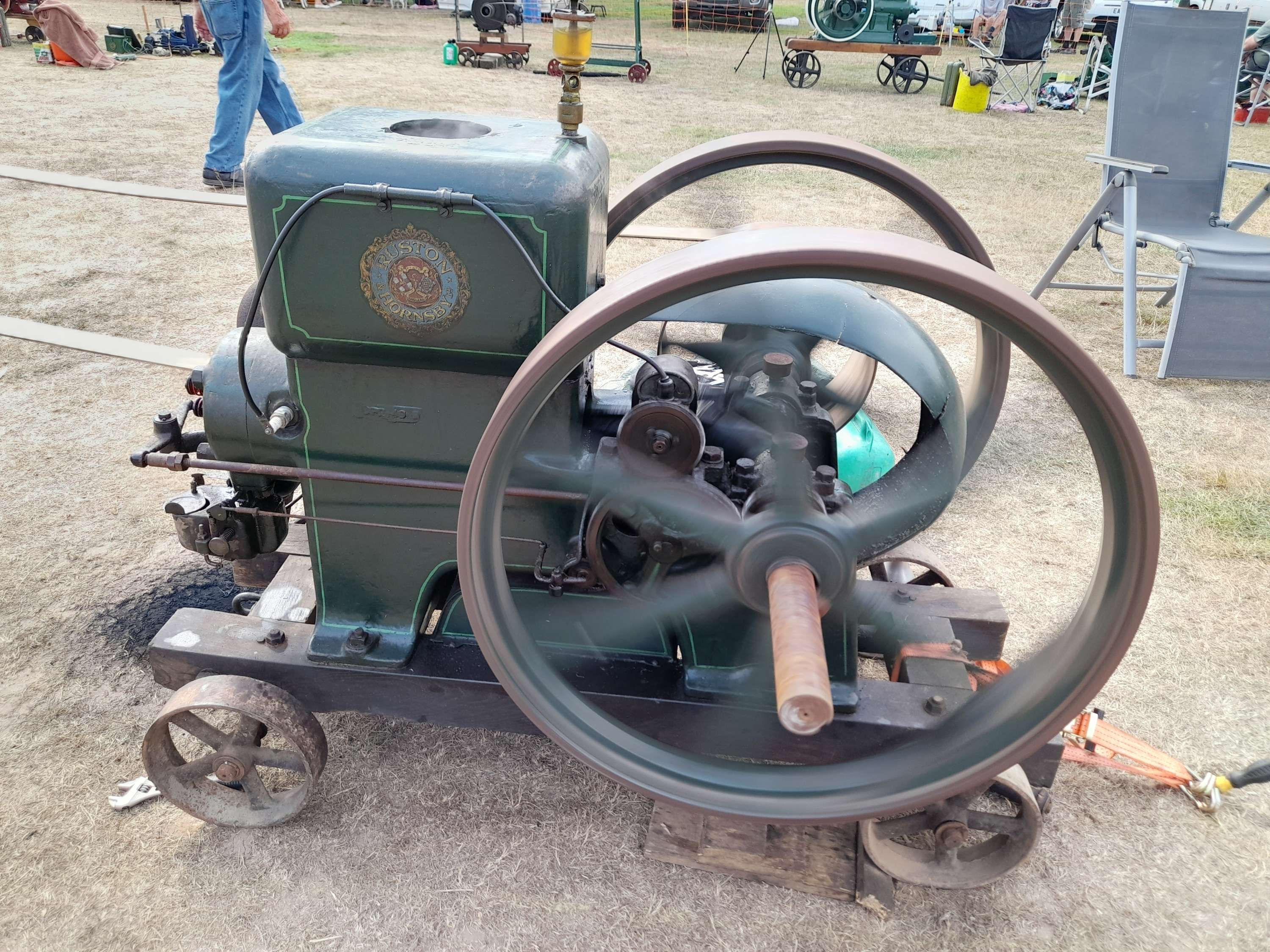 Ruston Hornsby CPR 6hp open crank stationary engine