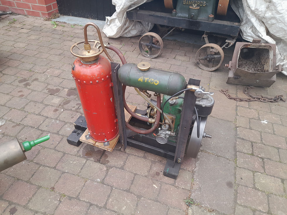 Thumbnail: Early vintage Bub marine engine