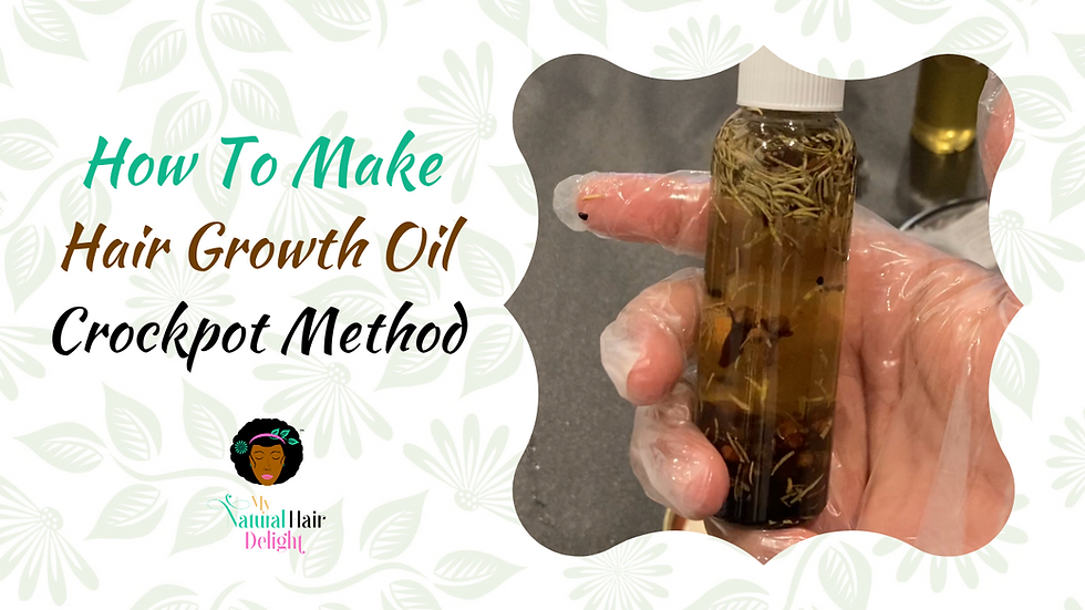 DIY Hair Growth Oil (Cold & Heat Infusion)