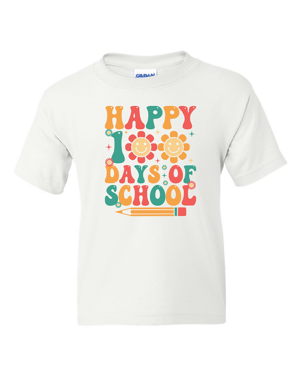 Thumbnail: Happy 100 Days of School Shirt White
