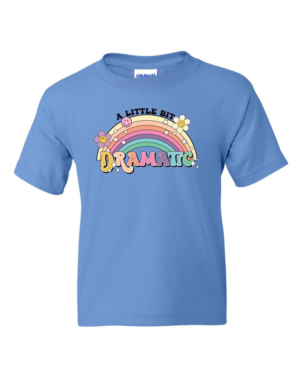 A Little Bit Dramatic Youth Shirt Blue