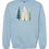 Thumbnail: 3 Green Trees Crewneck Stone Blue