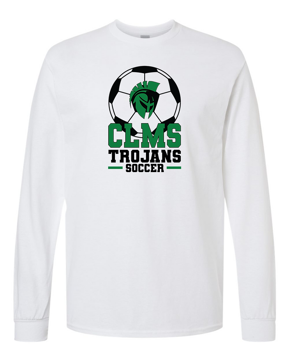 Thumbnail: CLMS Trojans Soccer Long Sleeve Shirt