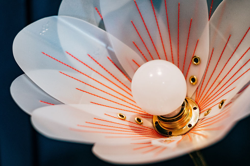Thumbnail: Cranberry Stitch Lamp