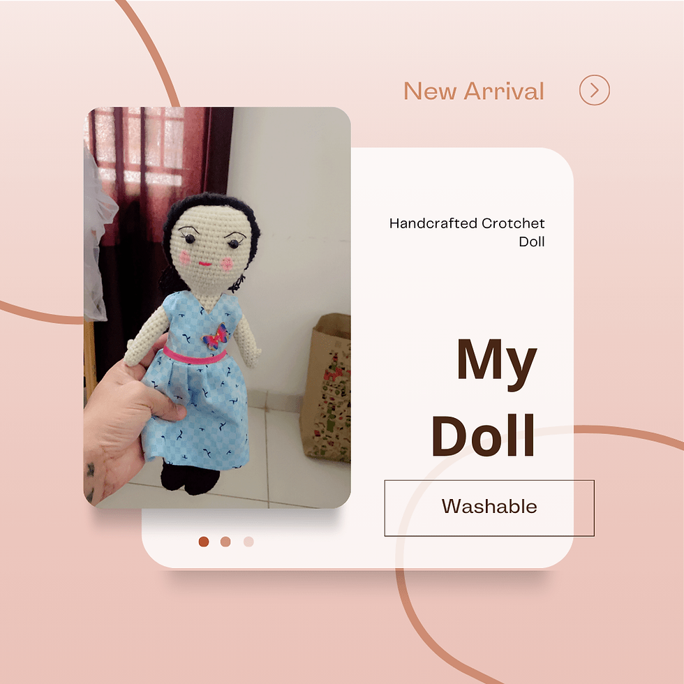 Thumbnail: Handcrafted Crochet Doll