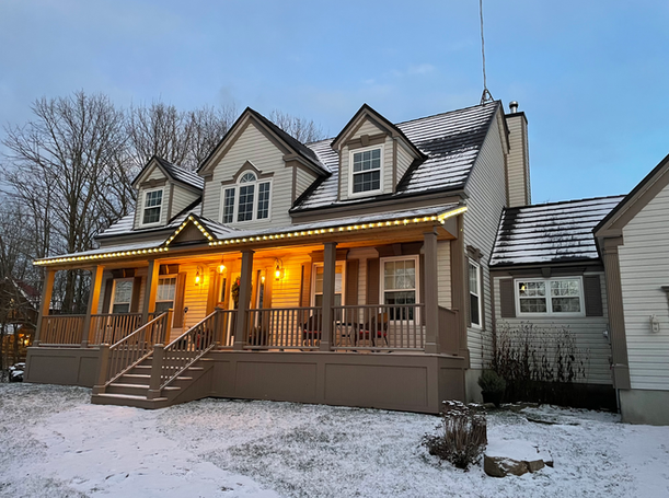 Country course at Christmas