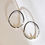Thumbnail: Liscio Hoops. Every day stylish oval hoops with petite pearl
