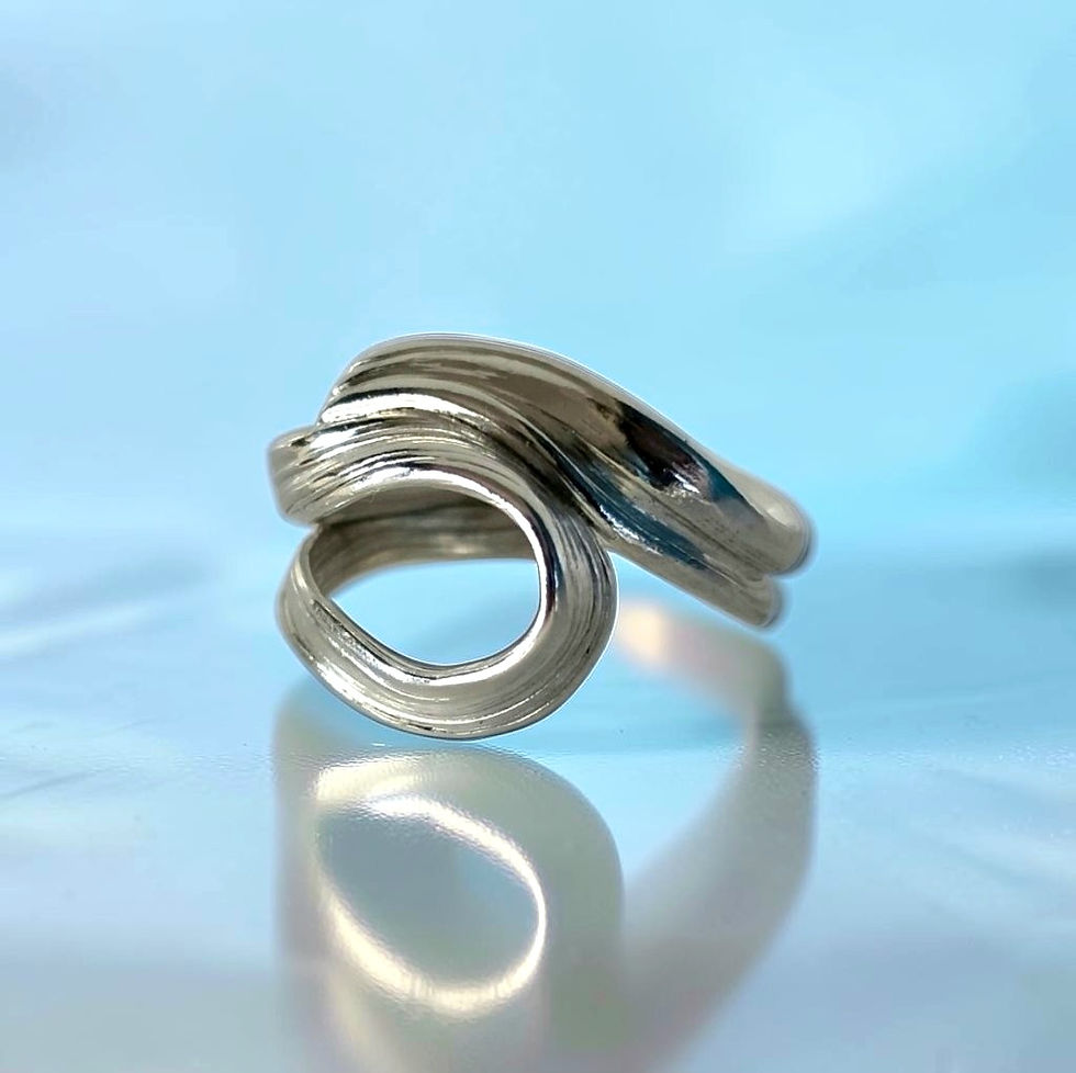 Thumbnail: Mitsuro Hikime - Nestled Pearl Sculpted Cocktail Ring