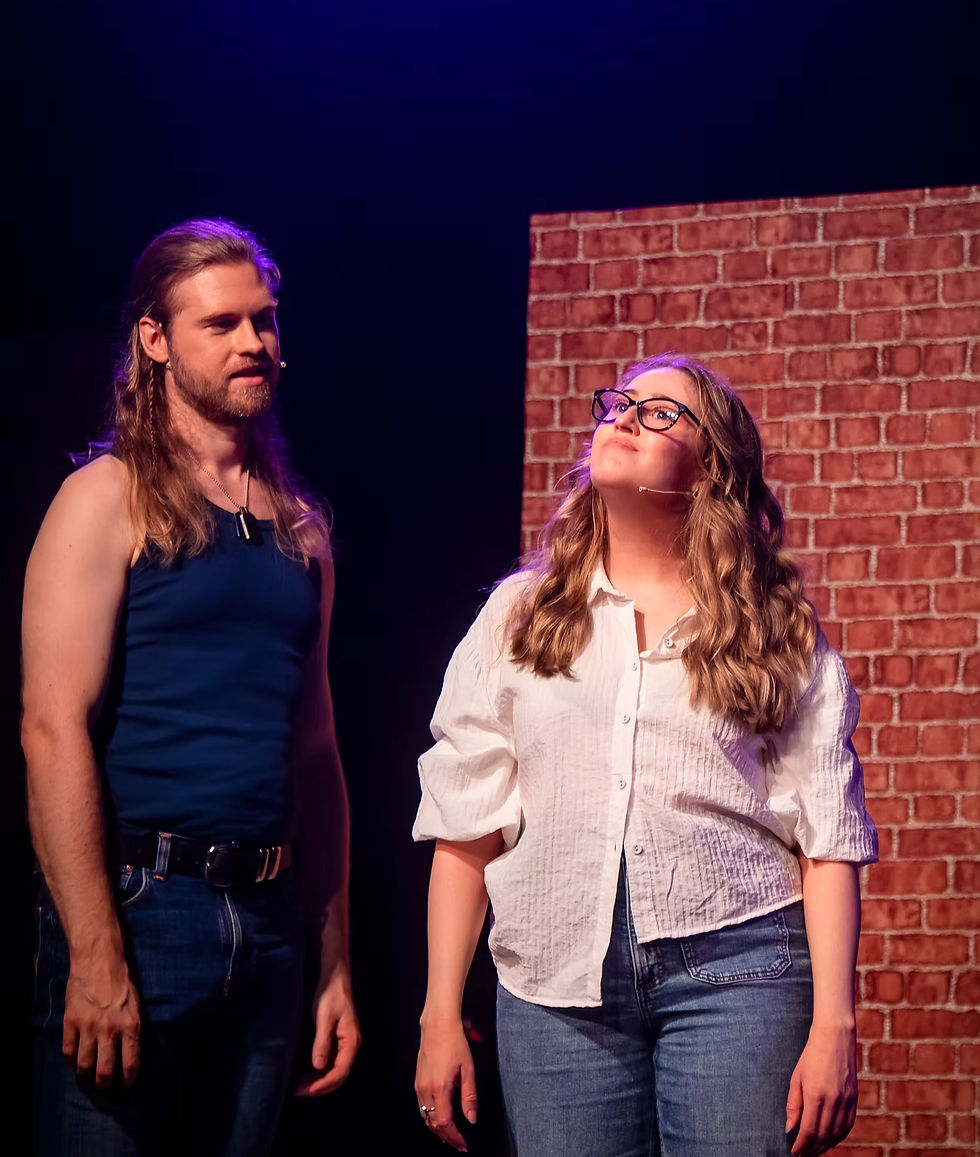 Cameron Rollo (Josh), Samantha Sherrin (Liz)