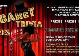VARIETY: Cabaret, Trivia & Prize Night - Coolum Theatre Players