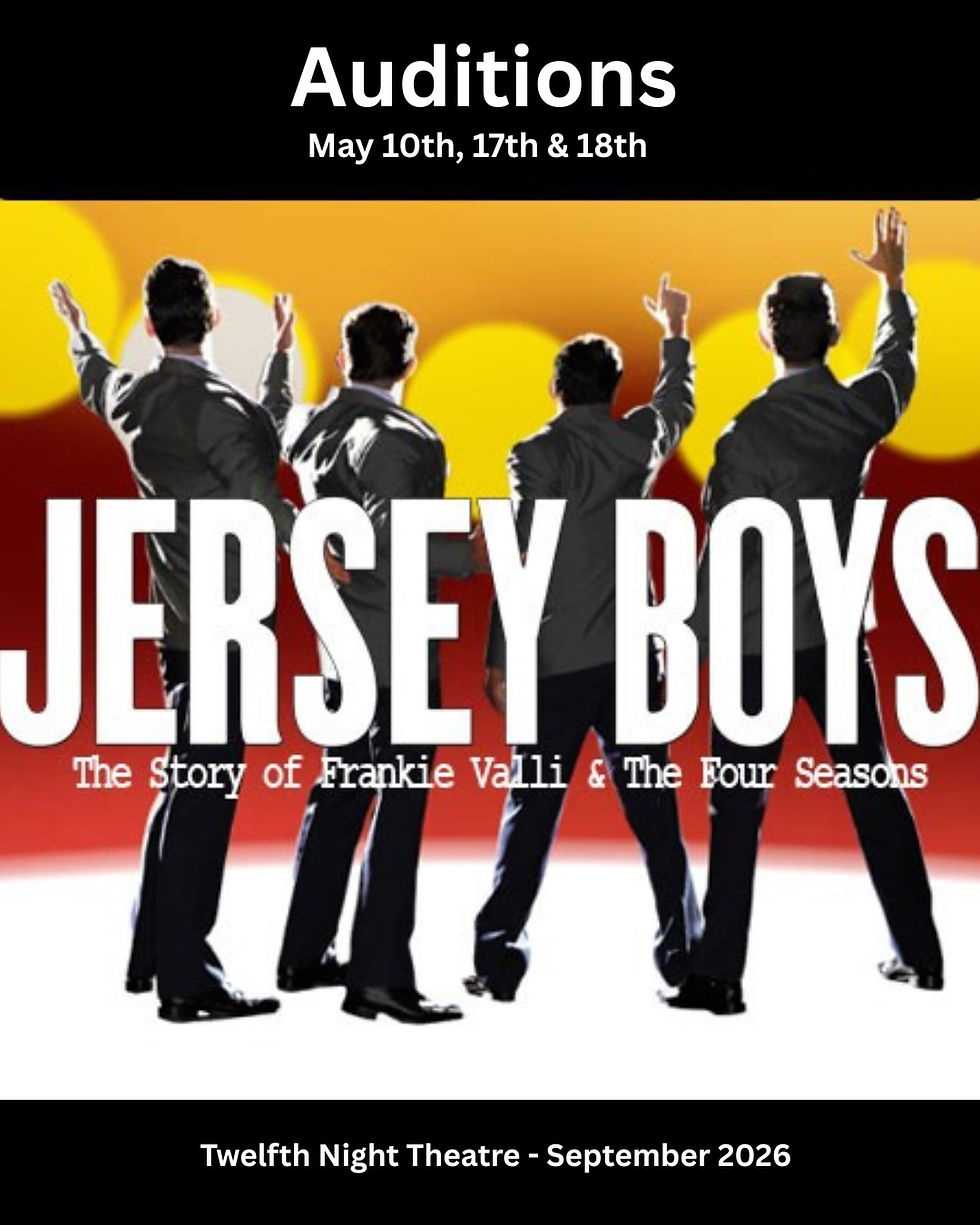 AUDITION NOTICE: Jersey Boys - On the Boards Theatre Company