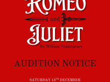 AUDITION NOTICE: Romeo and Juliet - St Luke's Theatre Society 