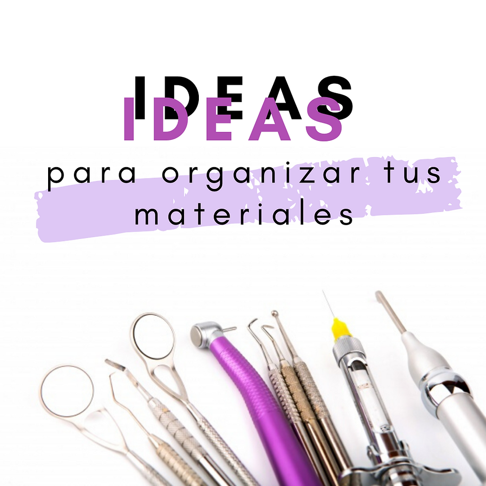 Ideas para organizar tus instrumentos y materiales