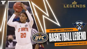 Chelsey Perry Spotlighted As UT Martin’s Ohio Valley Conference Basketball Legend