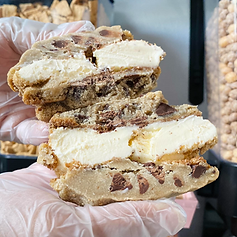Luna Cereal Bar Cookie Ice Cream Sandwhich