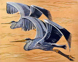 Flying Herons