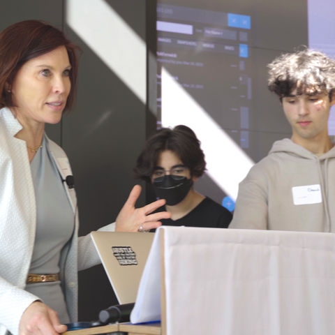 Mariette Wharton during the AI Symposium