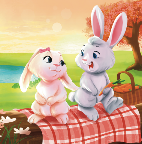 Some projects illustrating children's books featuring cute animals.