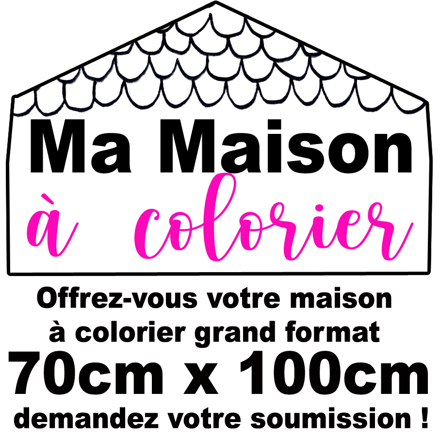 un concept unique et original: colorier votre maison