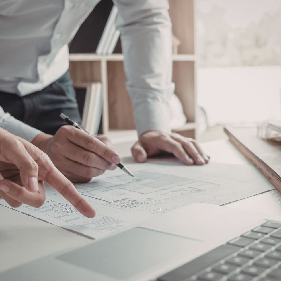 Project sponsors reviewing delivery risk for a major infrastructure project