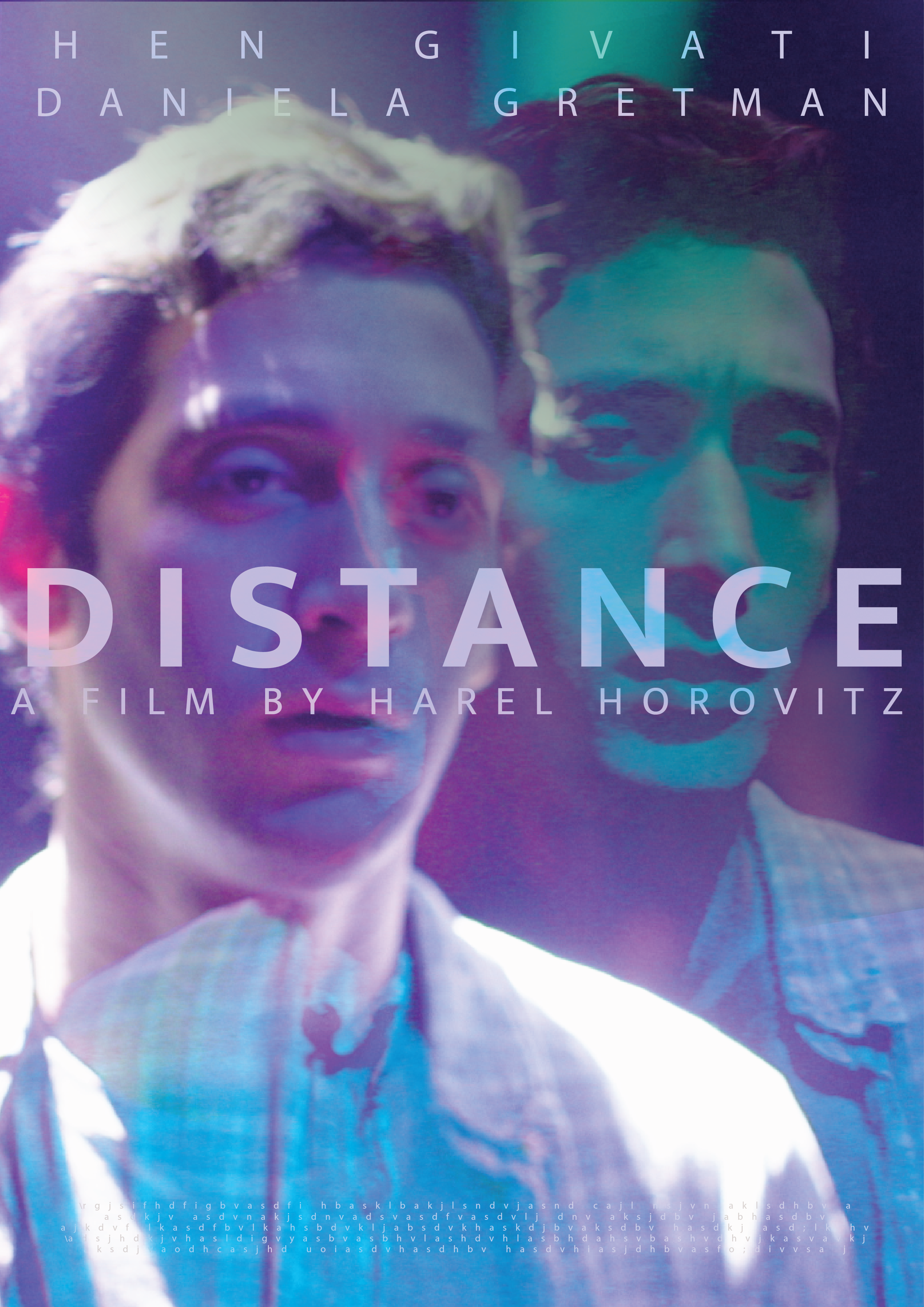 Distance film poster
