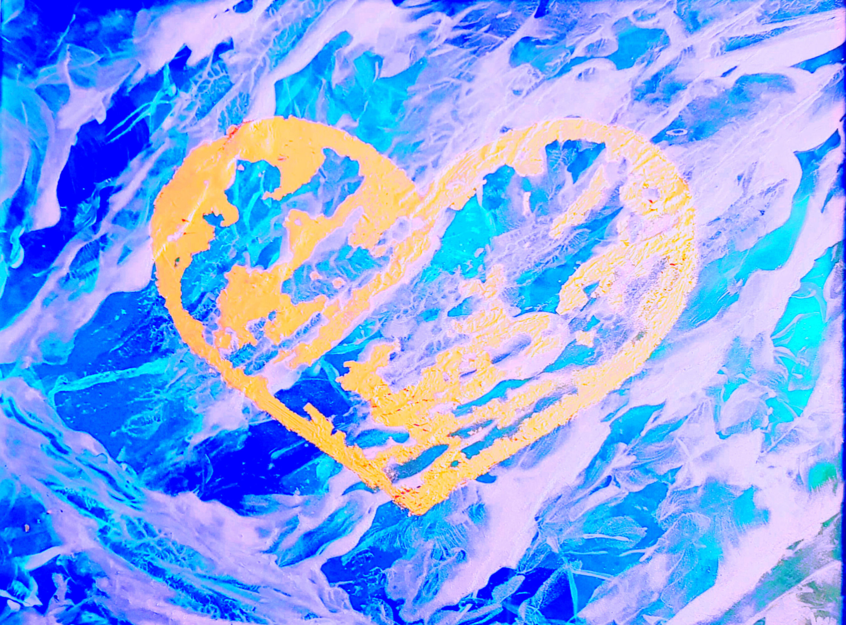 Seas the love Vibrant Print