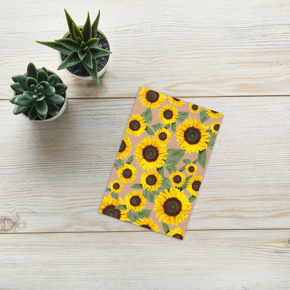 Sunflowers Greeting card